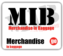 Merchandise in baggage